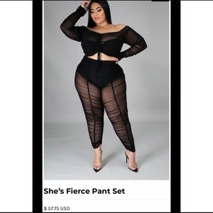 Sheer Pants set